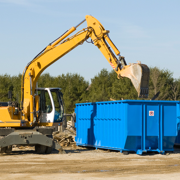 are there any restrictions on where a residential dumpster can be placed in Clarendon County